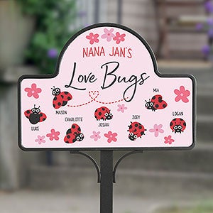 Love Bugs Personalized Magnetic Garden Sign