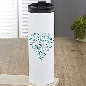 Close to Her Heart Personalized 16 oz Travel Tumbler
