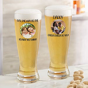 Photo Message For Him Personalized 23oz. Pilsner Glass-26103-P