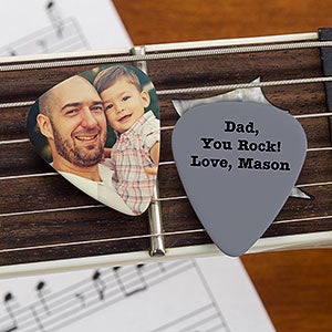 Dad Rocks Photo Guitar Picks