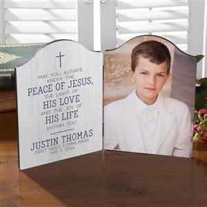First Communion Personalized Photo Plaque