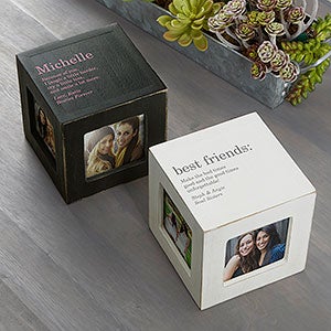 Special Friendship Personalized Photo Cubes - 26244