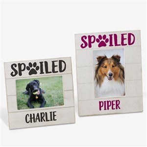 Spoiled Pet Personalized Dog Picture Frame - 26282