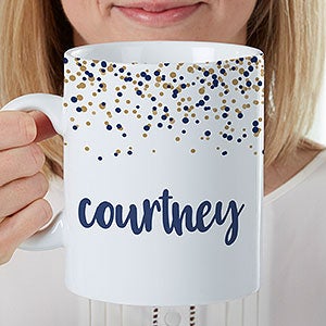 Sparkling Name Personalized 30 oz Oversized Coffee Mug