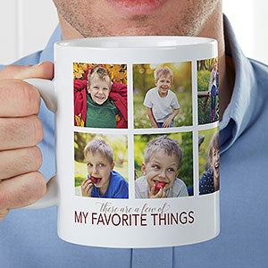My Favorite Things Personalized 30 oz Oversized Coffee Mug
