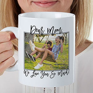 Love Photo Collage Personalized 30oz Oversized Coffee Mug For Her