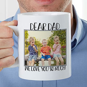 Love Photo Collage Personalized 30 oz Oversized Coffee Mug For Him