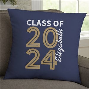 Graduating Class Of Personalized 18-inch Velvet Photo Pillow