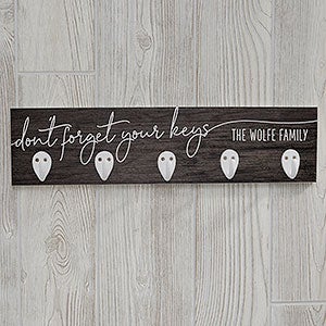 Don't Forget Your Keys Personalized Key Holder