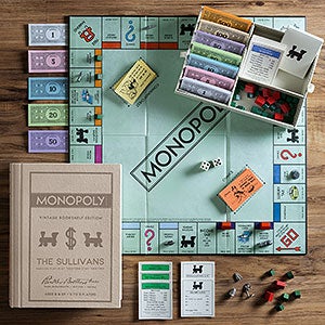 Monopoly® Personalized Vintage Bookshelf Edition Board Game - #26491