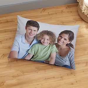 Family Photo Personalized 22x30 Floor Pillow