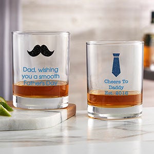 Personalized Whiskey Glasses For Him - Choose Your Icon