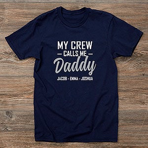 My Squad Calls Me Dad Personalized Hanes Adult T-Shirt