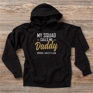 My Squad Calls Me Dad Personalized ComfortWash Hoodie