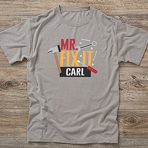 Mr. Fix It Personalized Hanes ComfortWash Adult T-Shirt