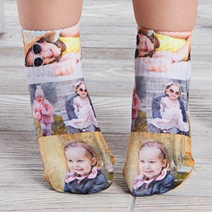 Photo Collage Personalized Toddler Photo Socks
