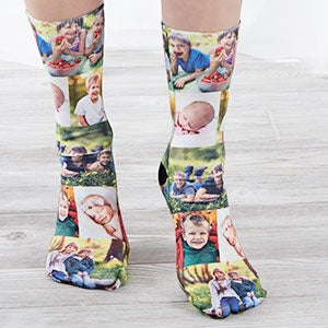 Photo Collage Personalized Photo Socks - 26827