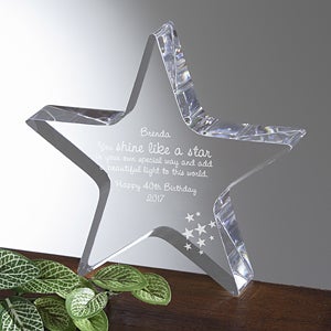 You Shine Like A Star Personalized Keepsake