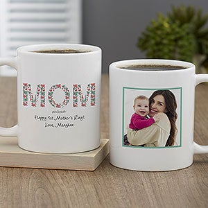 Mother's Day philoSophie's Personalized Photo Mug 11 oz White