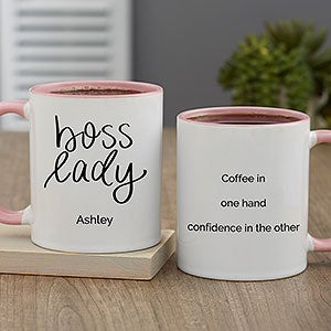 CafePress Boss Lady Floral Mugs 11 oz Ceramic Mug 1435137243 