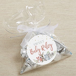 Sweet Baby Woodland Personalized Favor Stickers