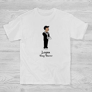 Personalized Ring Bearer Kids T-Shirt by philoSophie's