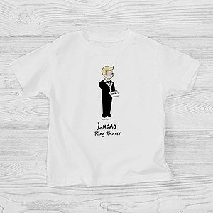 Personalized Ring Bearer Toddler T-Shirt by philoSophie's
