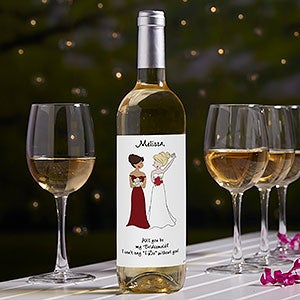 Bridal Party philoSophie's Personalized Wine Labels