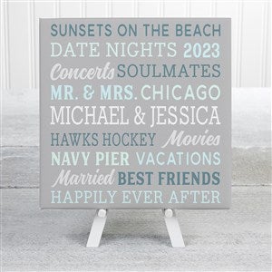 Relationship Memories Canvas Print