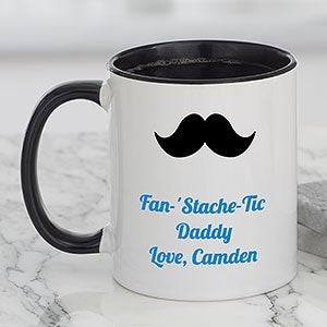 Choose Your Icon For Him Personalized Coffee Mug 11oz Black