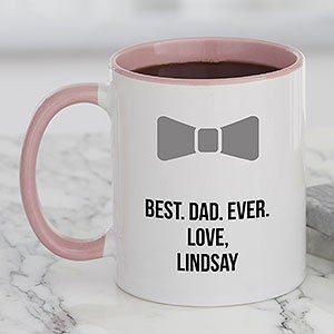 Choose Your Icon For Him Personalized Coffee Mug 11oz Pink