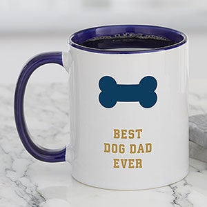 Pet Icon Personalized Coffee Mug 11 oz Blue