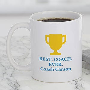 Sports Icon Personalized Coffee Mug 11 oz White