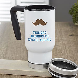 Choose Your Icon For Him Personalized 14 oz Travel Mug