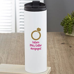 Wedding Icon Personalized 16 oz Travel Tumbler