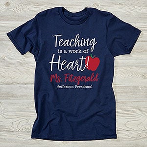 Inspiring Teacher Personalized Hanes Adult T-Shirt