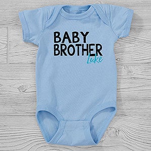Little Brother Personalized Baby Bodysuit