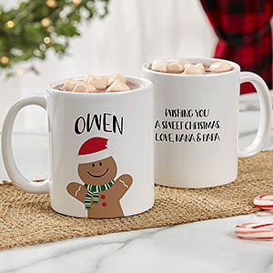 Baking Spirits Bright Personalized Christmas Mug 11 oz White