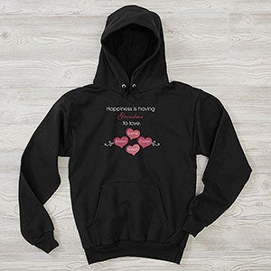 What Is Happiness? Personalized Hanes Hooded Sweatshirt