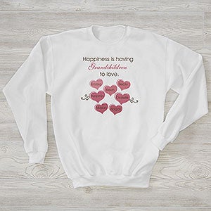 What Is Happiness? Personalized Hanes Crewneck Sweatshirt