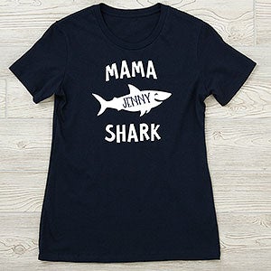 Mommy Shark Personalized Next Level Fitted Tee