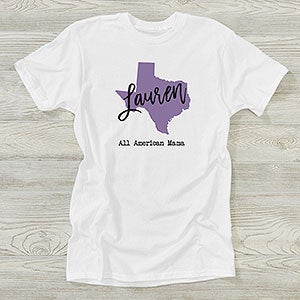 State Pride Personalized Ladies Hanes Adult T-Shirt