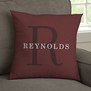 Family Is Everything Personalized 14-inch Velvet Throw Pillow