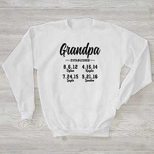 Established Personalized Hanes Crewneck Sweatshirt