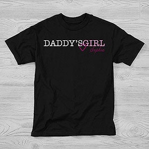 Daddy's Girl Personalized Hanes Youth T-Shirt