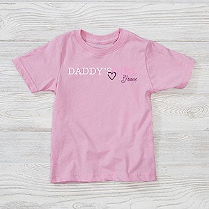 Daddy's Girl Personalized Toddler T-Shirt