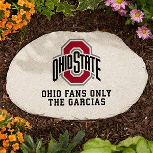 NCAA Ohio State Buckeyes Personalized Round Garden Stone - #28207