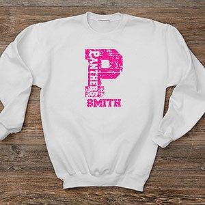 Go Team Personalized Hanes Adult Crewneck Sweatshirt