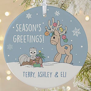 Precious Moments Jingle All The Way Personalized Ornament - 1 Sided Matte