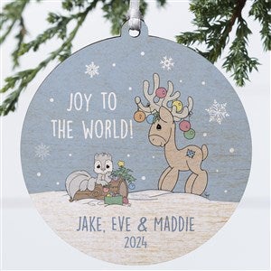 Precious Moments Jingle All The Way Personalized Ornament - 1 Sided Wood